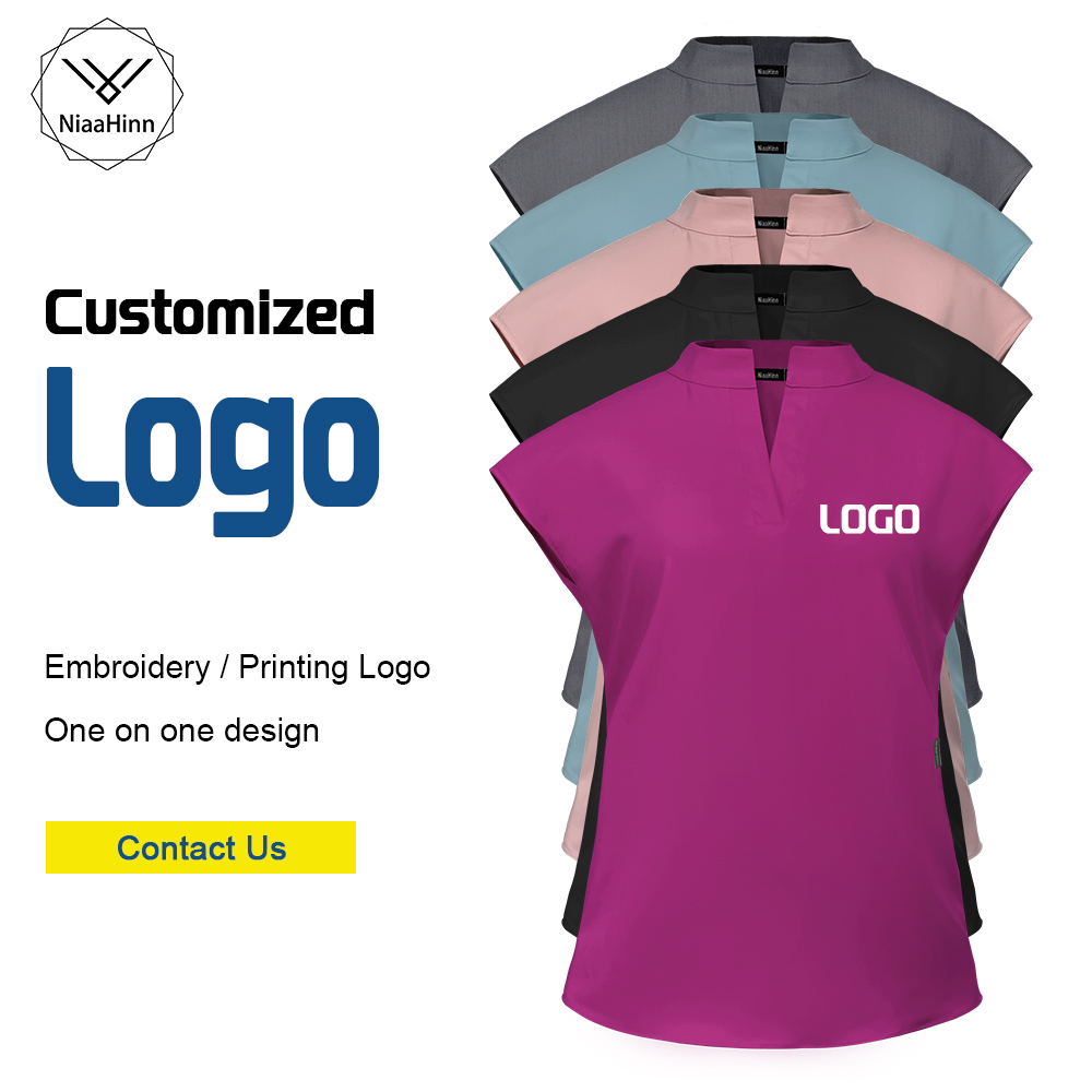 Women Accessories In Wholesale - Customized Logo Scrub Uniform Women Hospital