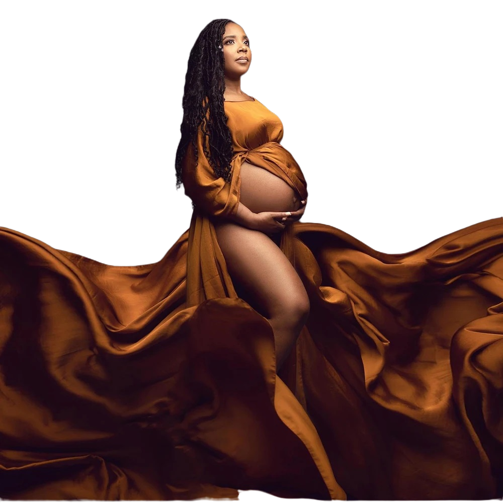 Women'S Ankle Accessories - Maternity Photo Session Cloak Clothes Pregnancy
