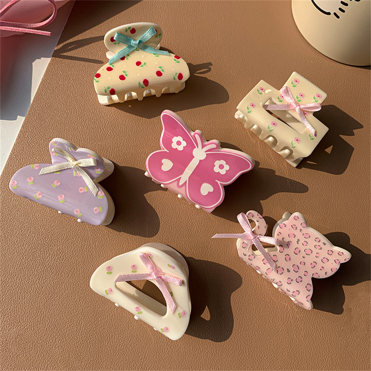 Women Accessories In Wholesale - Sweet Cute Bow Love Flower Kitten