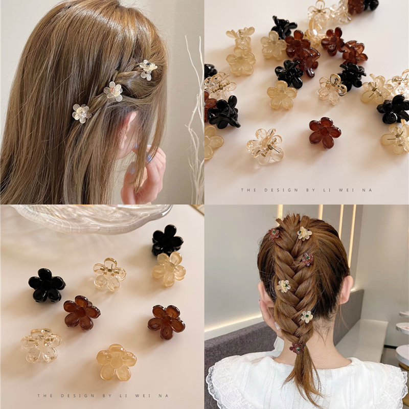 Women Accessories In Wholesale - 10pcs/set Korean Mini Hair Clip Claw
