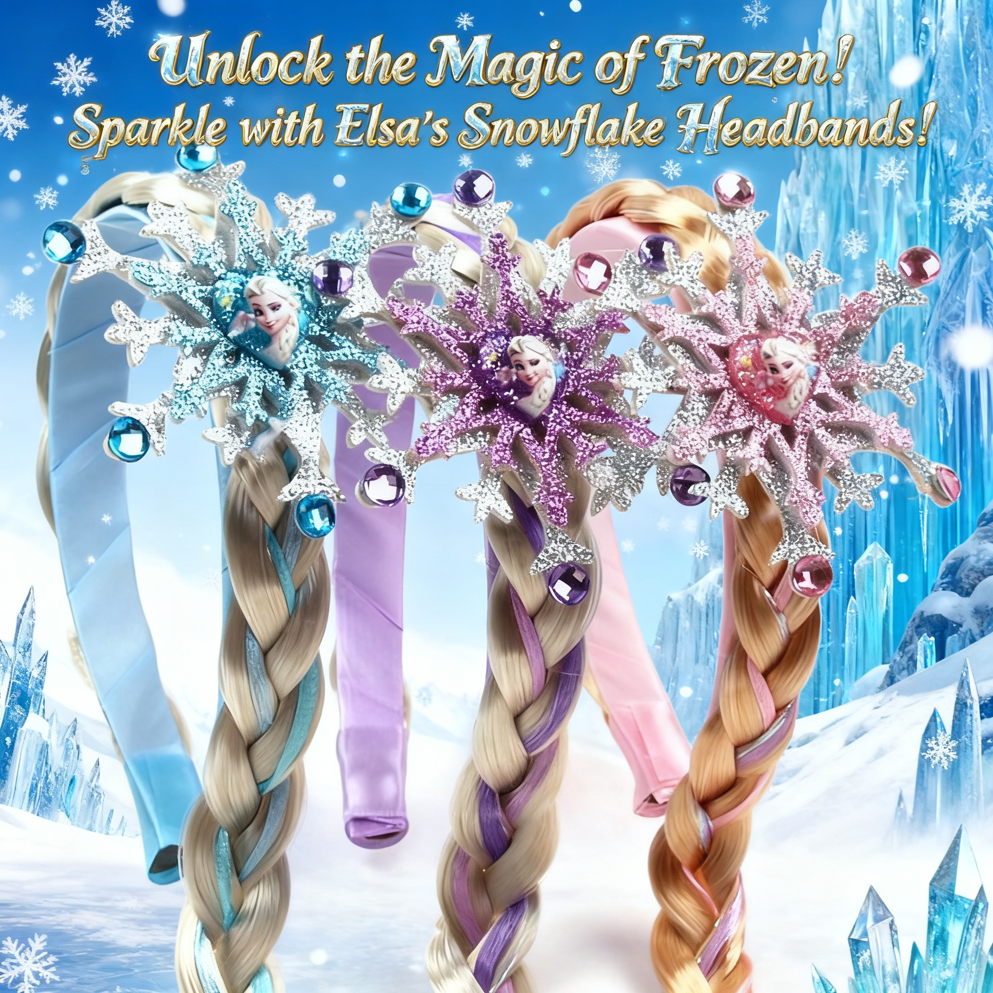 Women'S Accessories List - Frozen Elsa Headband For Girls Snow