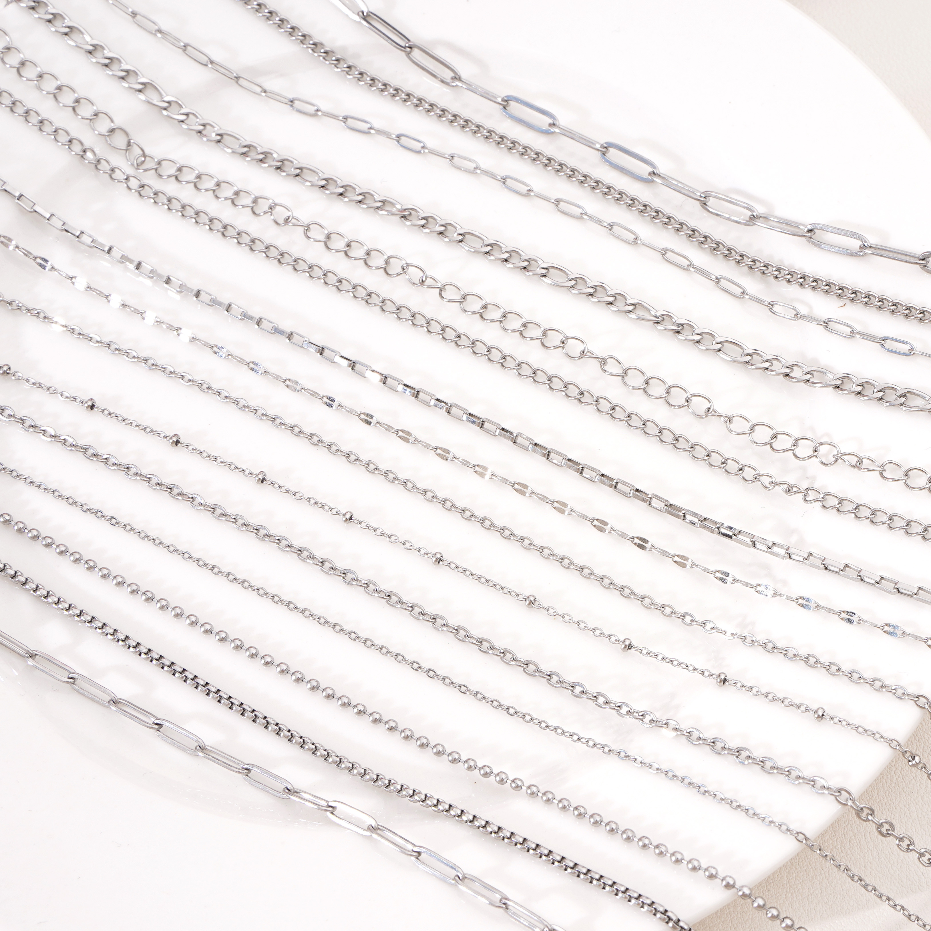 1m/lot Chains Stainless Steel  - Women Accessories Chain บทวิจารณ์และราคา