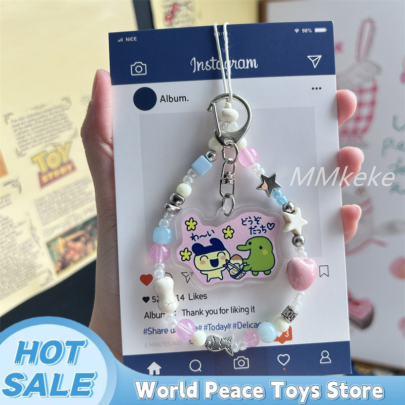 Kawaii Japanese Tamagotchi Key - Women Accessories Chain บทวิจารณ์และราคา