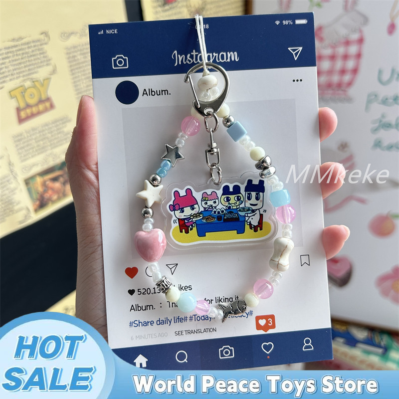 Kawaii Japanese Tamagotchi Key - Women Accessories Chain บทวิจารณ์และราคา