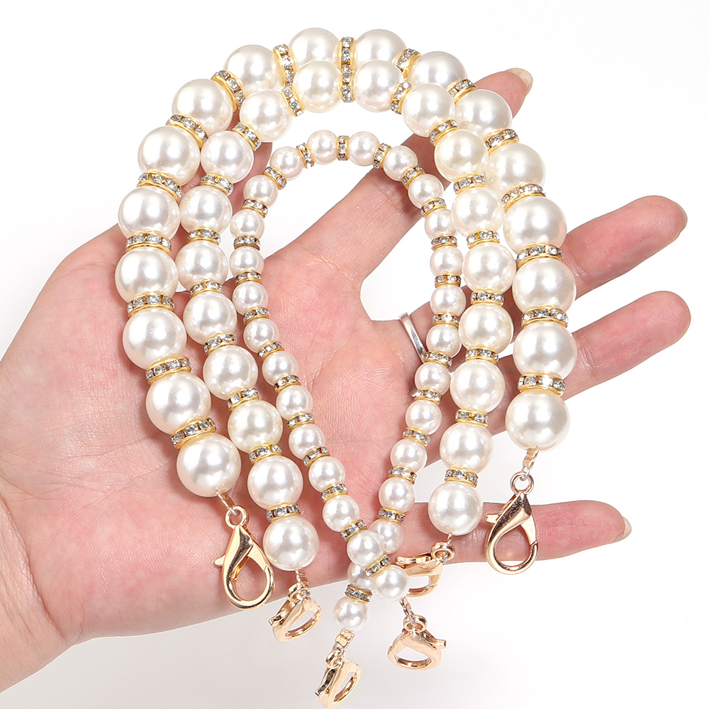 1pc 30cm Imitation Pearl Chain - Women Accessories Chain บทวิจารณ์และราคา
