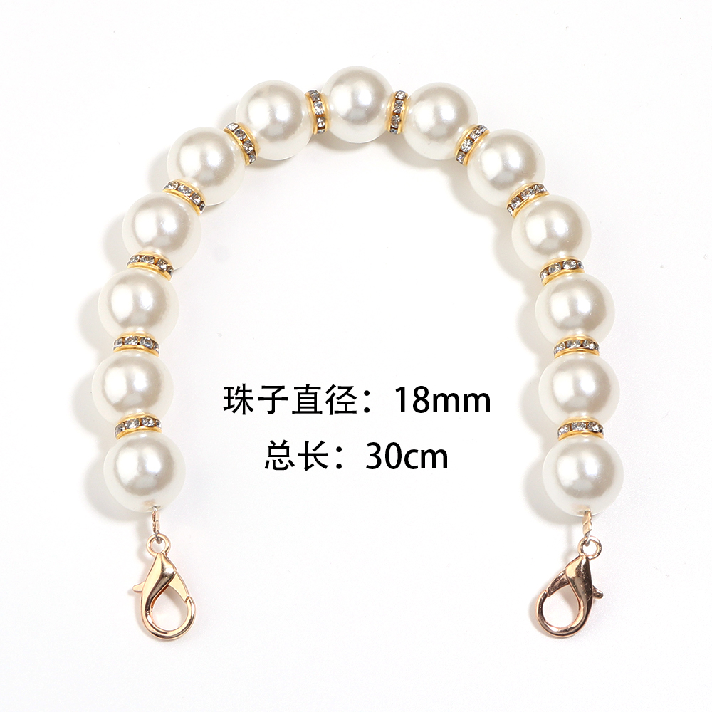 1pc 30cm Imitation Pearl Chain - Women Accessories Chain บทวิจารณ์และราคา
