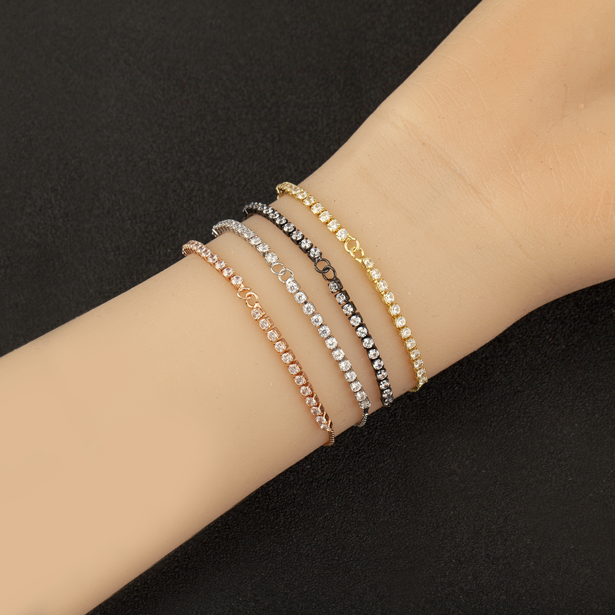 Nidin Hot White Zircon Paralle - Women Accessories In Wholesale บทวิจารณ์และราคา