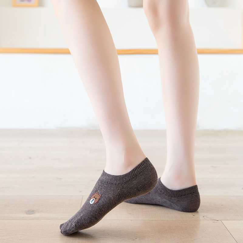 5 Pairs of WOMEN'S Cotton Sock - Women'S Ankle Accessories บทวิจารณ์และราคา