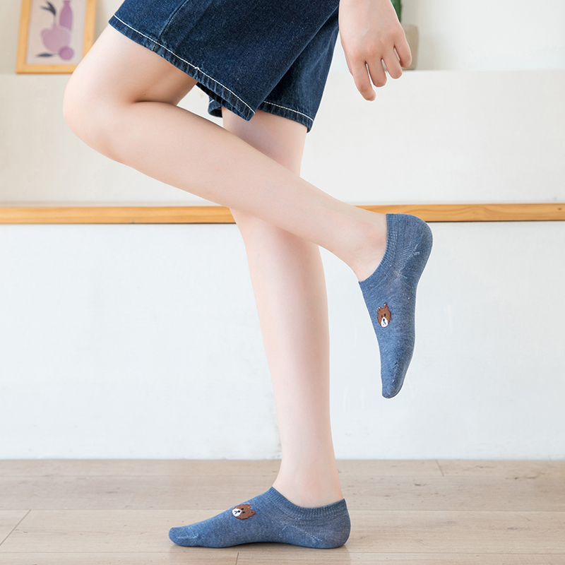 5 Pairs of WOMEN'S Cotton Sock - Women'S Ankle Accessories บทวิจารณ์และราคา