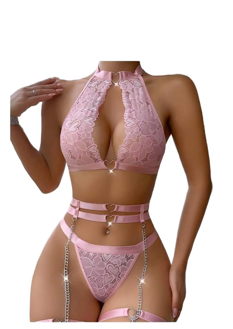 Sexy Lingerie Set Push Up Lace - Woman Accessory บทวิจารณ์และราคา