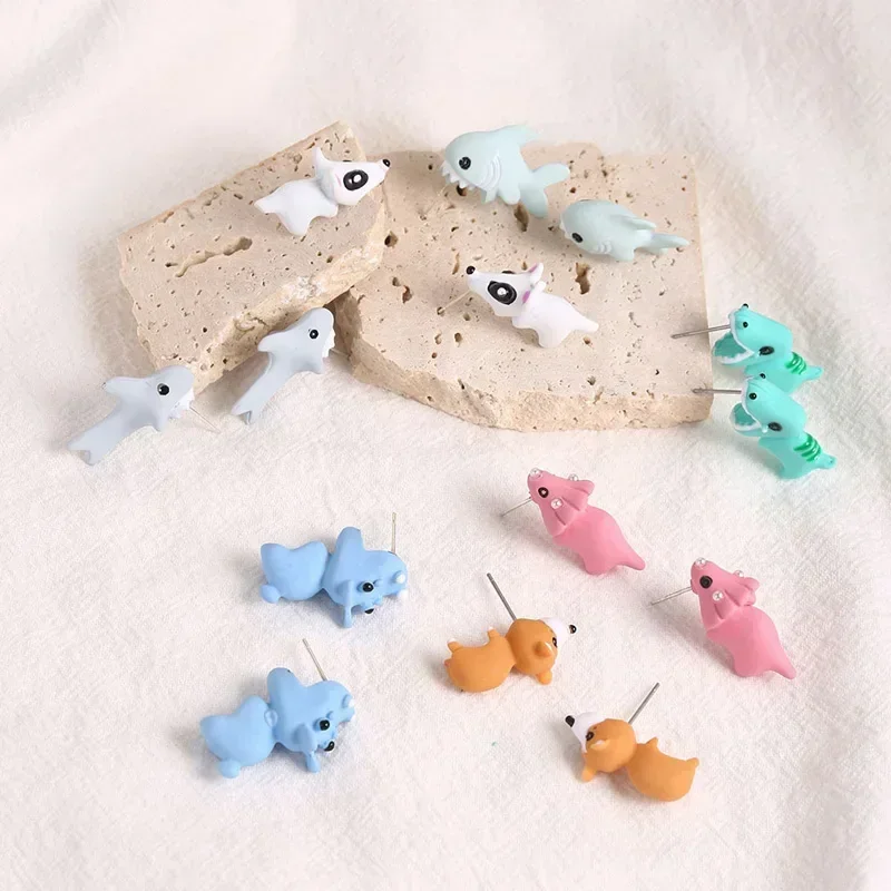 2pcs Animal Cartoon Stud Earri - Women'S Ear Accessories บทวิจารณ์และราคา