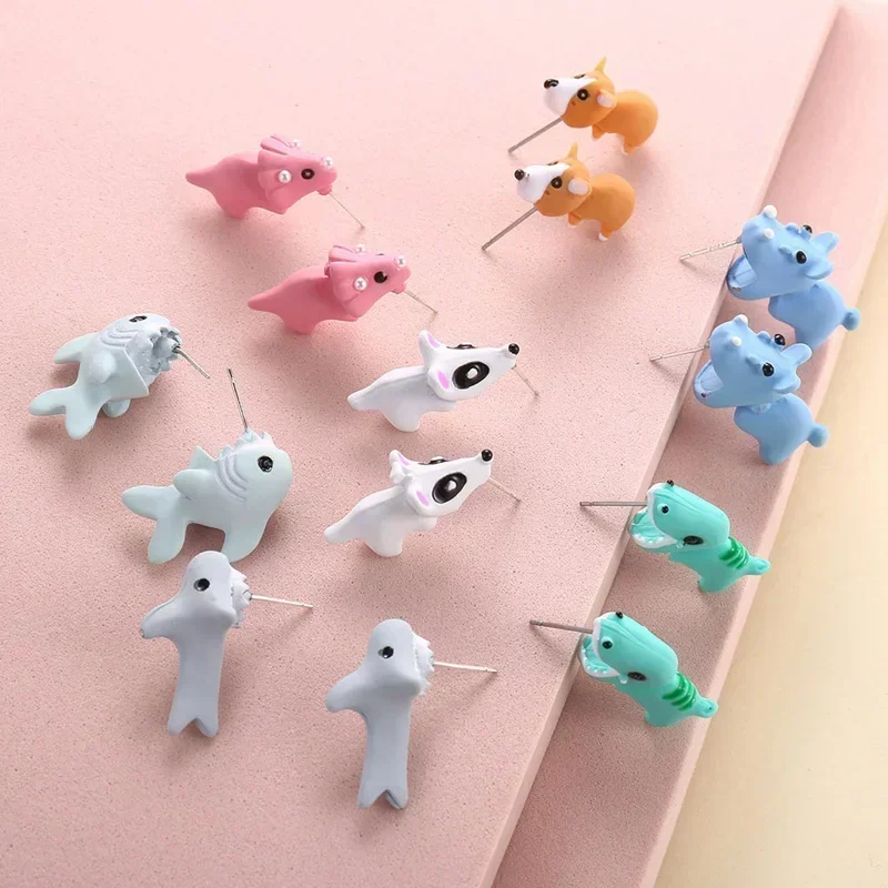 2pcs Animal Cartoon Stud Earri - Women'S Ear Accessories บทวิจารณ์และราคา