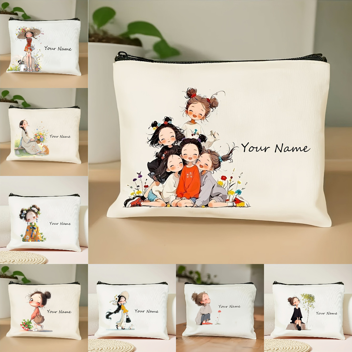 Korean-Style Anime Girl Makeup - Women Accessories Organizer บทวิจารณ์และราคา