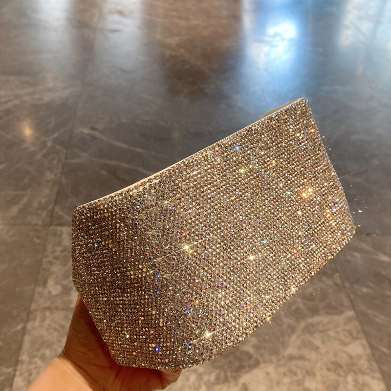 Diamond-encrusted multi-compar - Women Accessories Organizer บทวิจารณ์และราคา