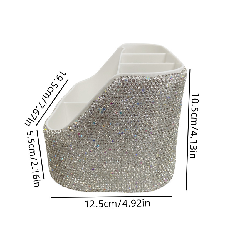 Diamond-encrusted multi-compar - Women Accessories Organizer บทวิจารณ์และราคา