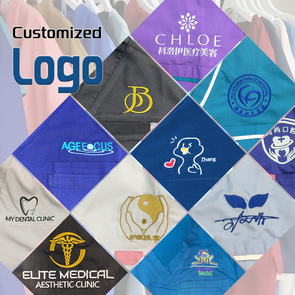 Customized Logo Scrub Uniform  - Women Accessories In Wholesale บทวิจารณ์และราคา