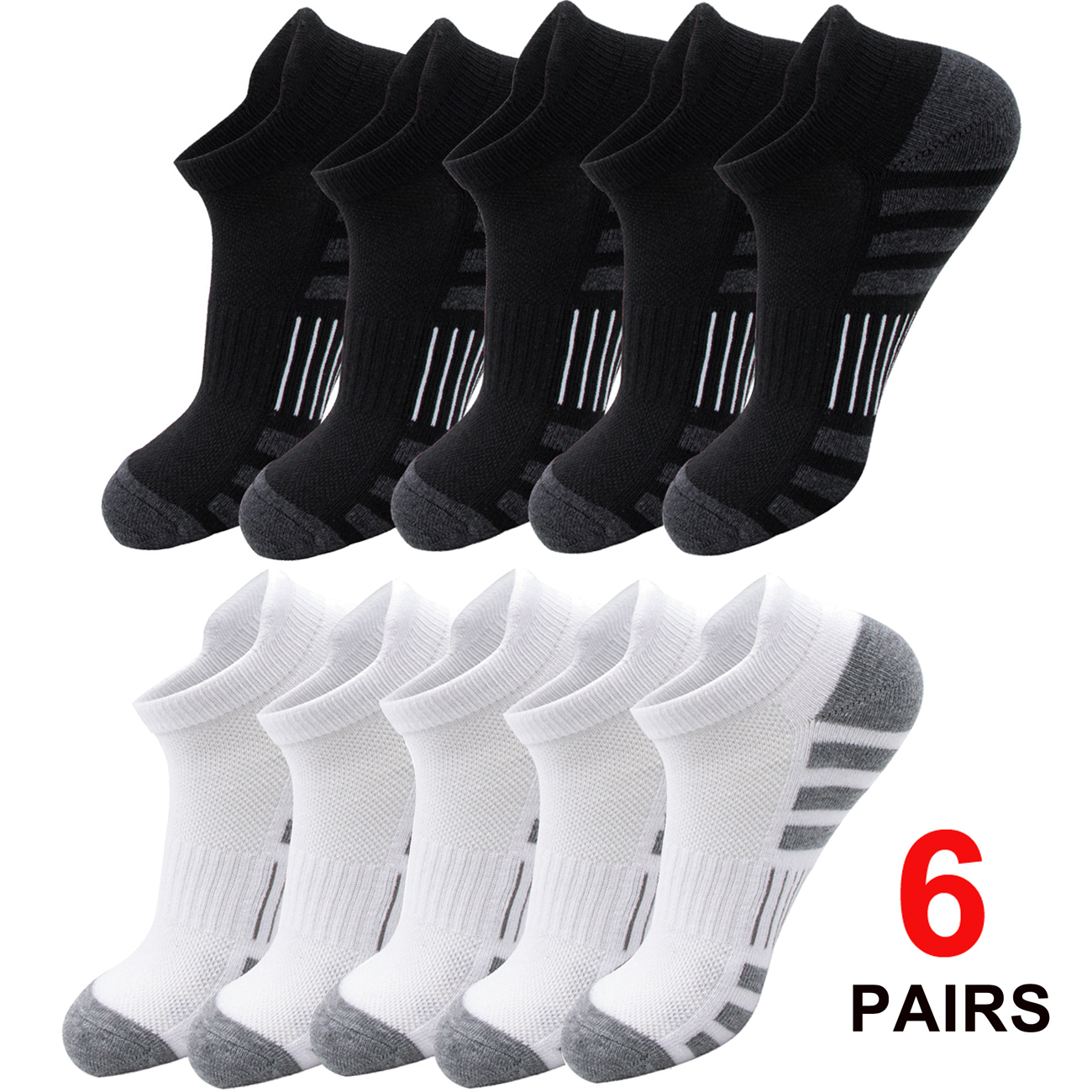 6/24 Pairs Cushioned Breathabl - Women'S Ankle Accessories บทวิจารณ์และราคา