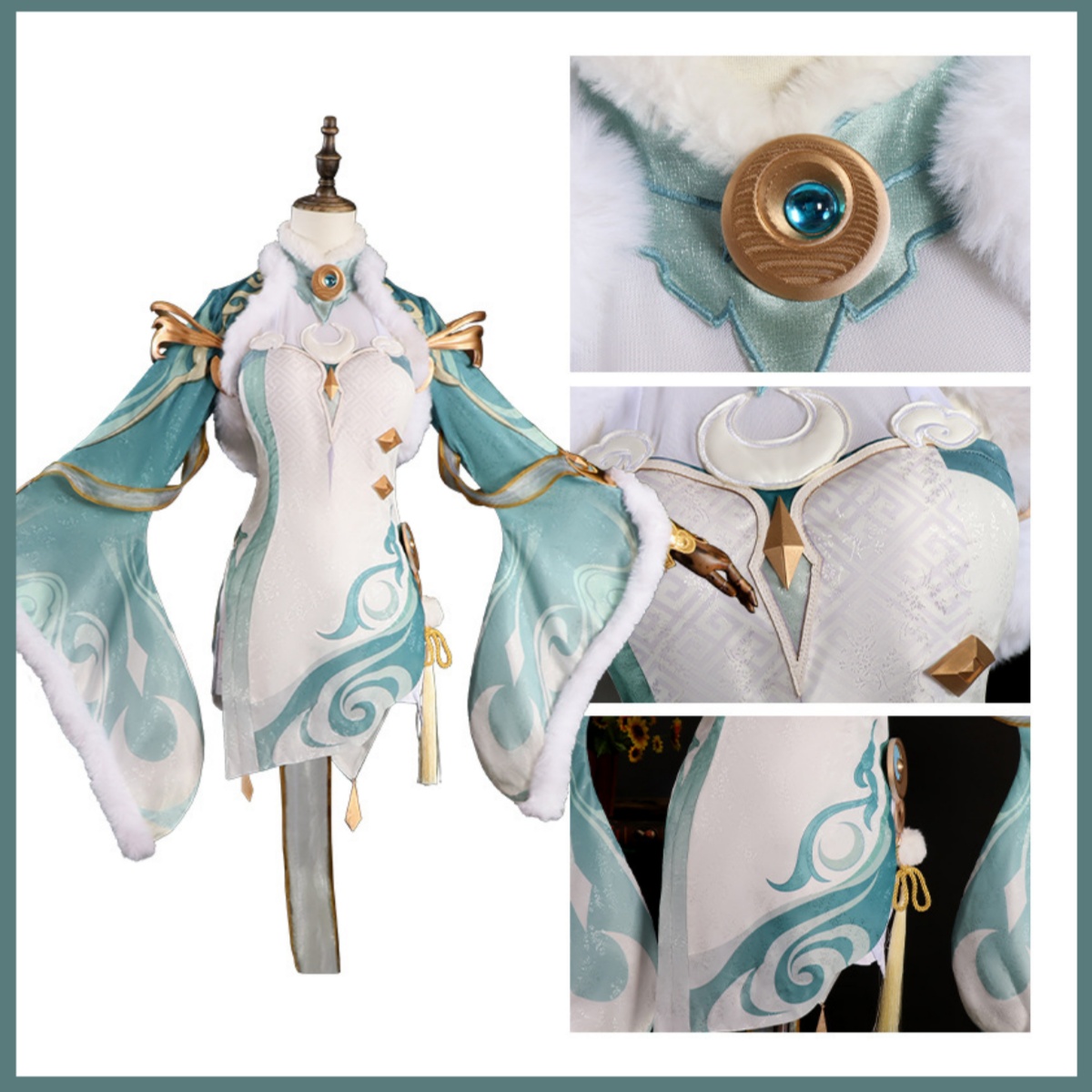 Game Zibai Cosplay Costume Gre - Women'S Ear Accessories บทวิจารณ์และราคา