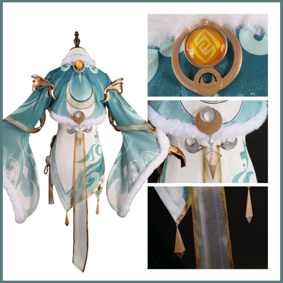 Game Zibai Cosplay Costume Gre - Women'S Ear Accessories บทวิจารณ์และราคา