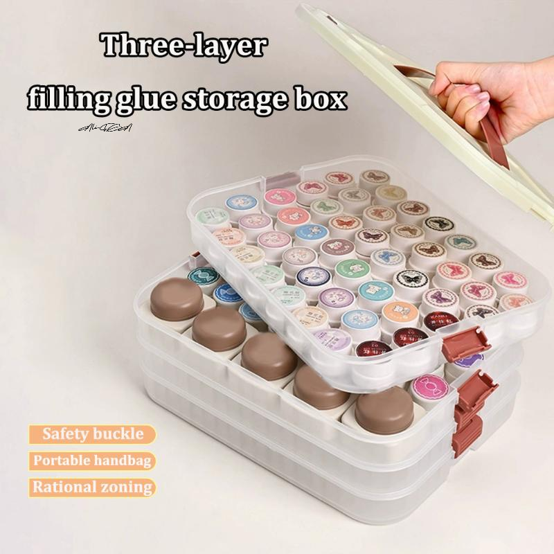 PVC Nail Polish Organizer UV G - Women Accessories Organizer บทวิจารณ์และราคา