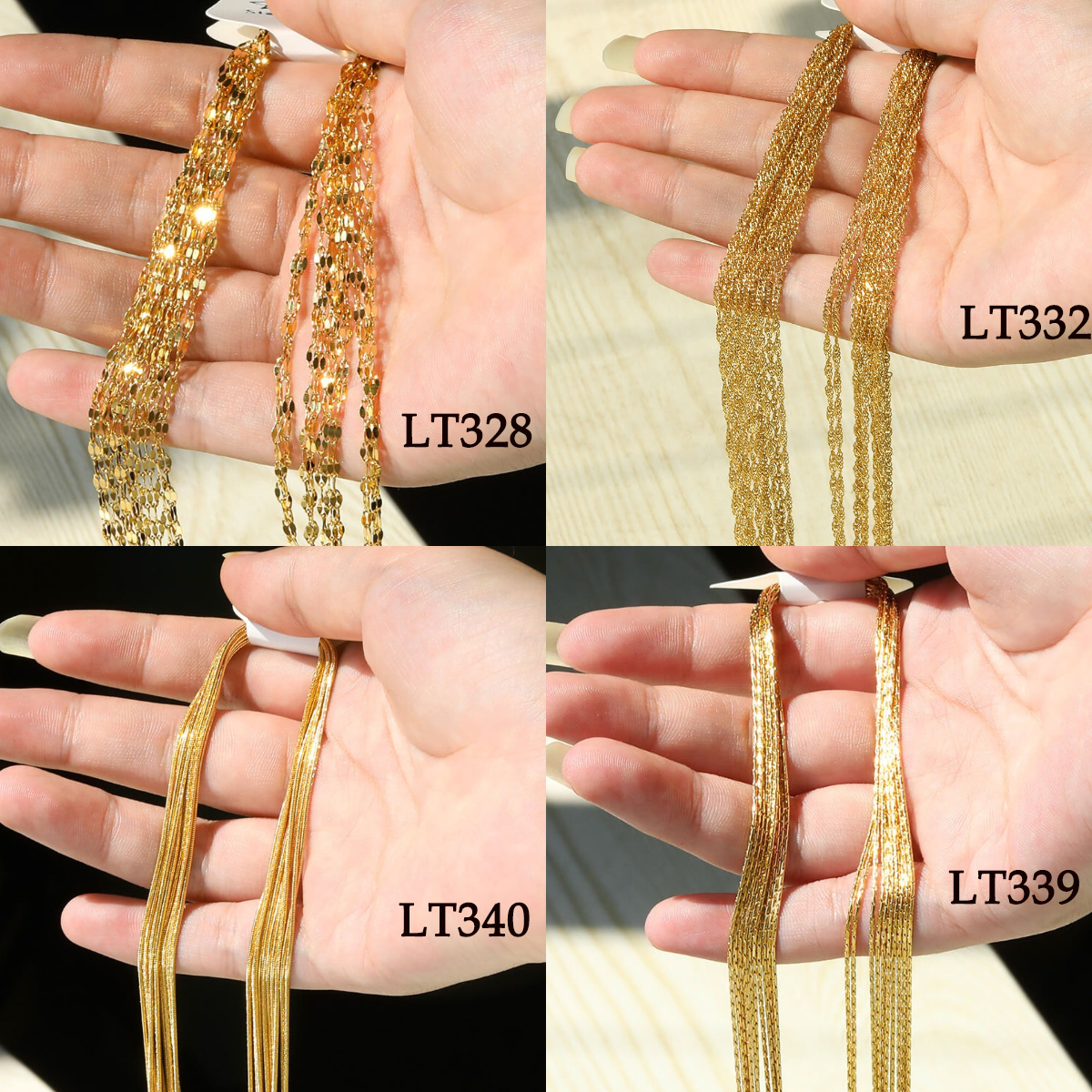 10pcs/Lot 45cm Stainless Steel - Women Accessories Chain บทวิจารณ์และราคา