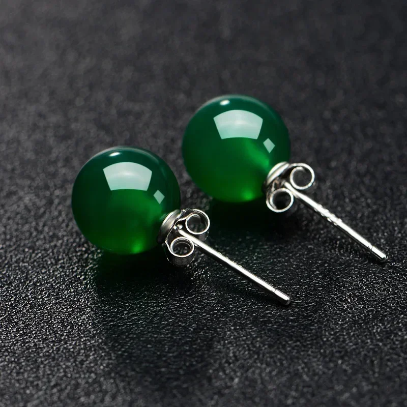 Jade Bead Earrings Energy Ston - Women'S Ear Accessories บทวิจารณ์และราคา