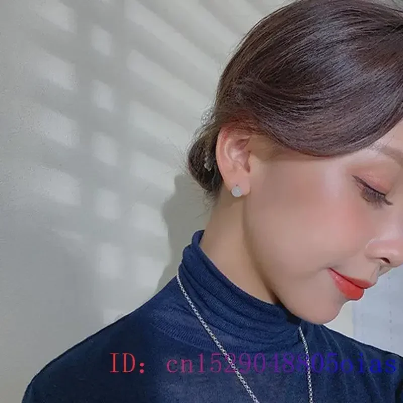 Jade Bead Earrings Energy Ston - Women'S Ear Accessories บทวิจารณ์และราคา