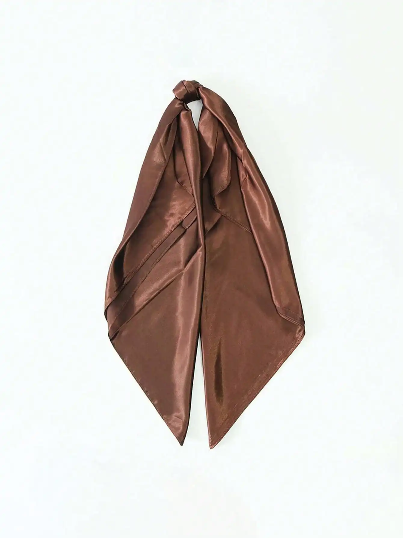 1pc Women White Silk Scarf, Ve - Silk Scarf Square บทวิจารณ์และราคา