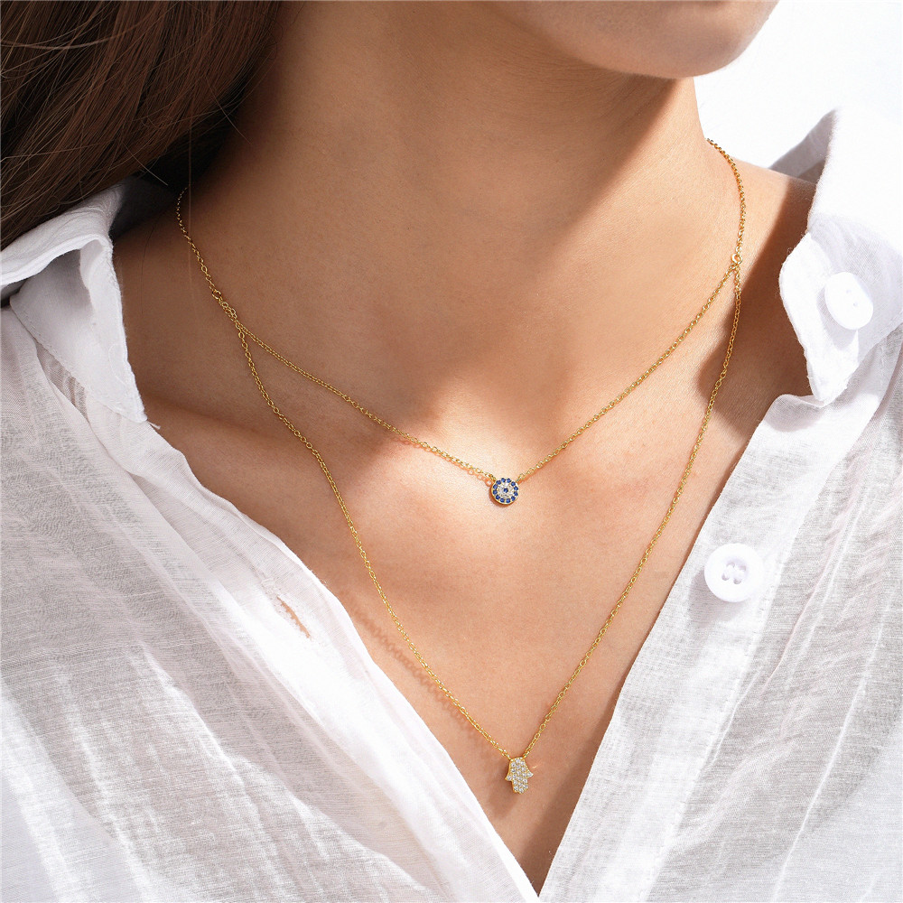 CANNER 925 Sterling Silver Dou - Layered Necklace Set บทวิจารณ์และราคา