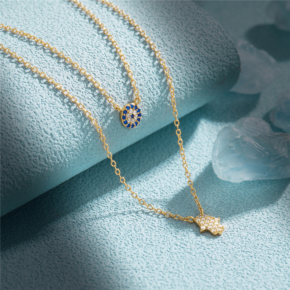 CANNER 925 Sterling Silver Dou - Layered Necklace Set บทวิจารณ์และราคา