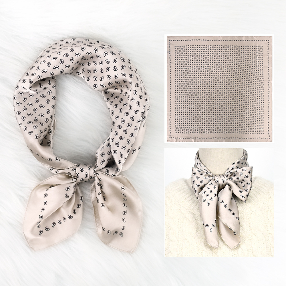 1pc 70cm Women's Vintage Paisl - Silk Scarf Square บทวิจารณ์และราคา