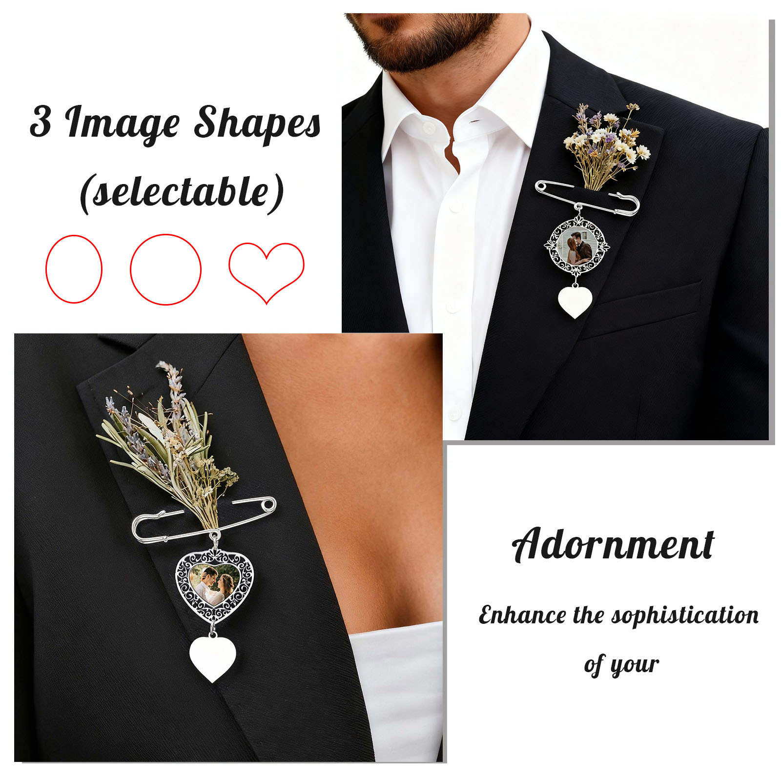 Custom Picture Badge Brooches  - Women Accessories In Wholesale บทวิจารณ์และราคา