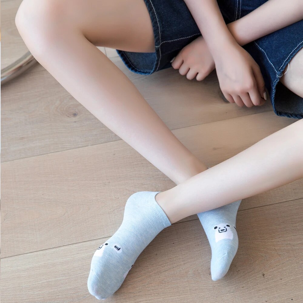 10 Pairs of Colored Cotton WOM - Women'S Ankle Accessories บทวิจารณ์และราคา