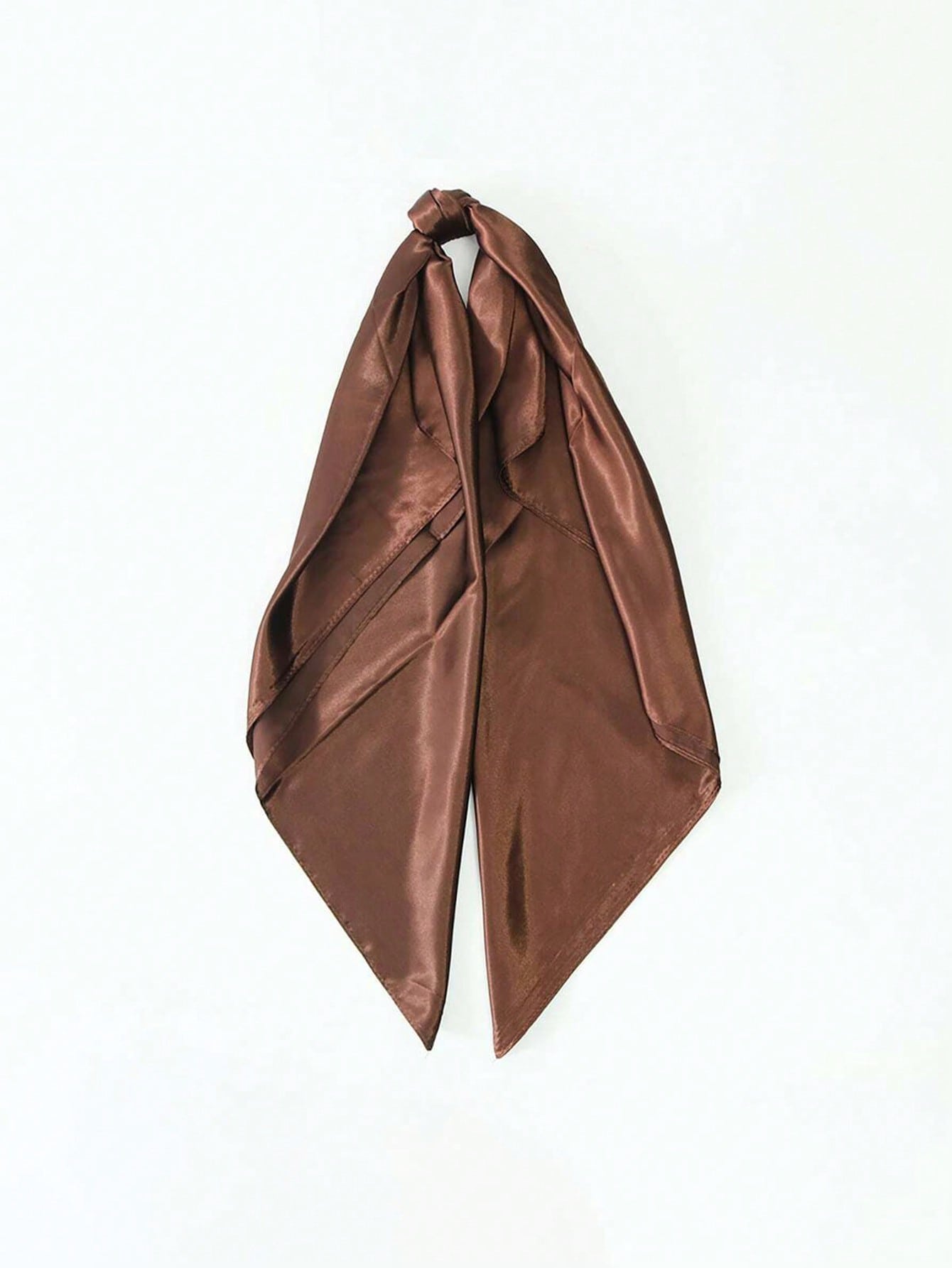 1pc Women White Silk Scarf, Ve - Silk Scarf Square บทวิจารณ์และราคา