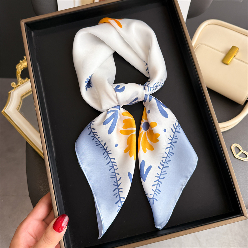 1Pc new printed fashion silk s - Silk Scarf Square บทวิจารณ์และราคา