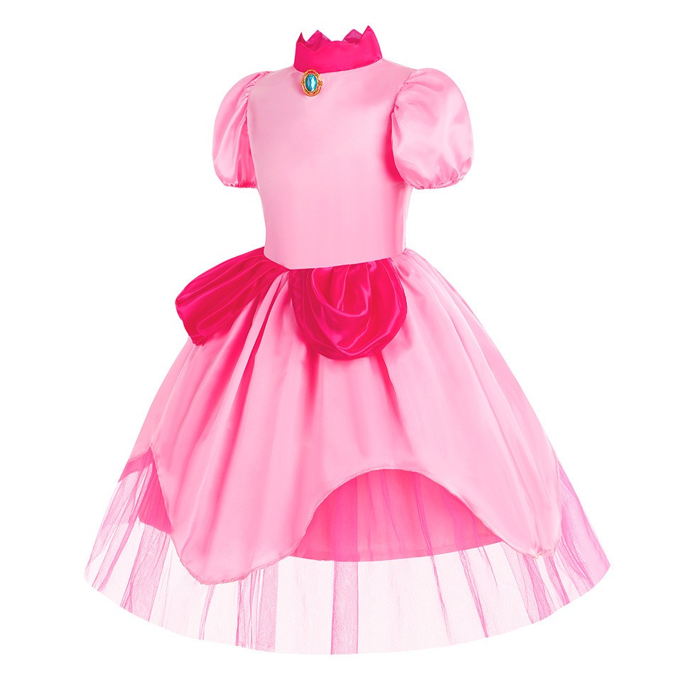 2026 Cute Pink Princess Peach  - Layered Necklace Set บทวิจารณ์และราคา