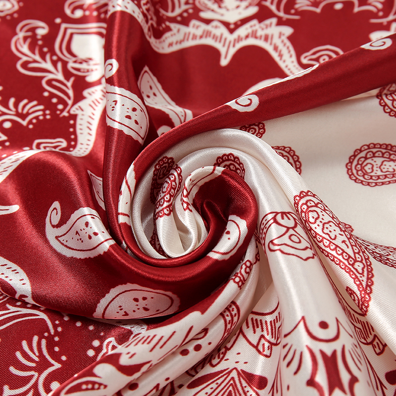 Satin Square Scarf Women Musli - Silk Scarf Square บทวิจารณ์และราคา