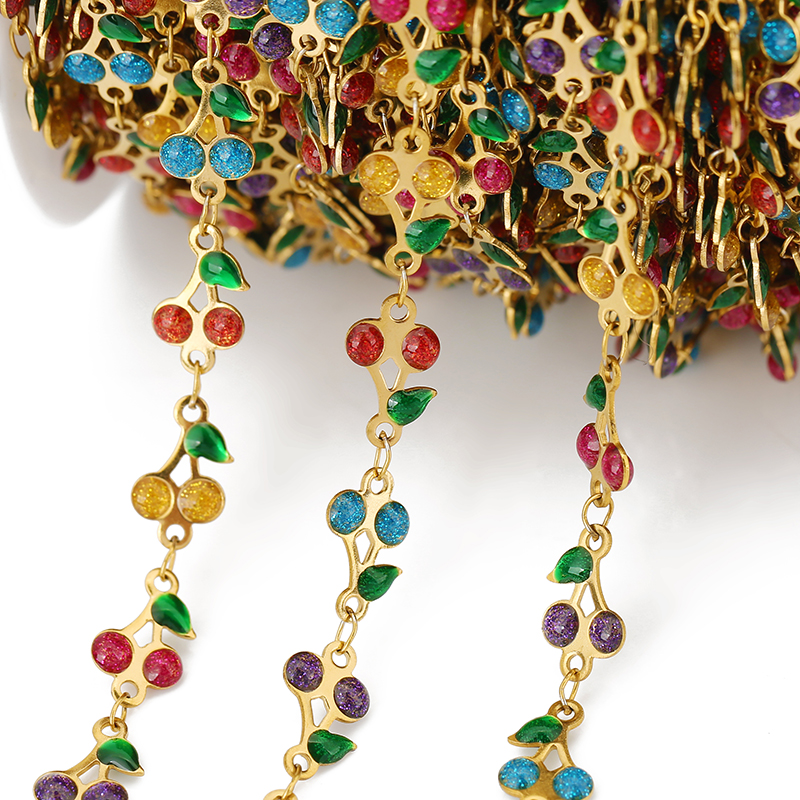 1 Meter Stainless Steel Enamel - Women Accessories Chain บทวิจารณ์และราคา