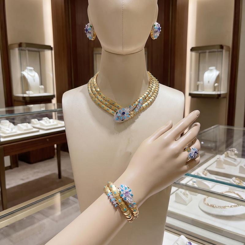 Europe America Earrings Ring B - Layered Necklace Set บทวิจารณ์และราคา