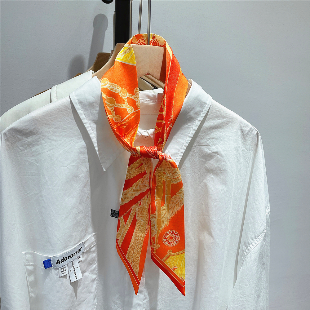 Brand Silk Scarf Design Women  - Women Accessories Brands บทวิจารณ์และราคา