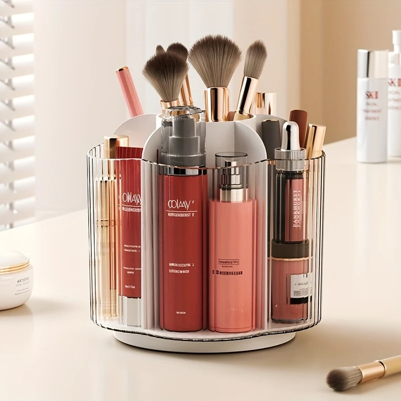 360° Rotating Makeup Brush Hol - Women Accessories Organizer บทวิจารณ์และราคา