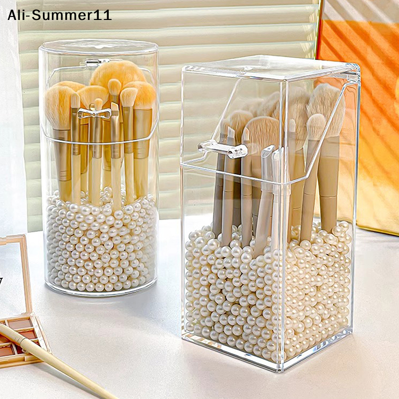 【Wq0】【WR】1Pc Desktop Makeup Br - Women Accessories Organizer บทวิจารณ์และราคา