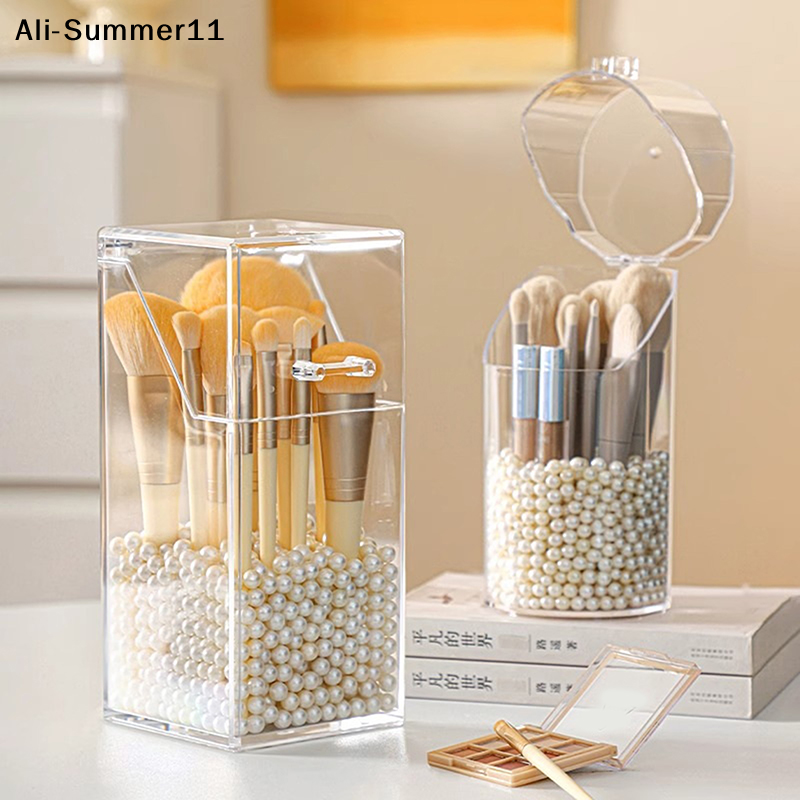 【Wq0】【WR】1Pc Desktop Makeup Br - Women Accessories Organizer บทวิจารณ์และราคา