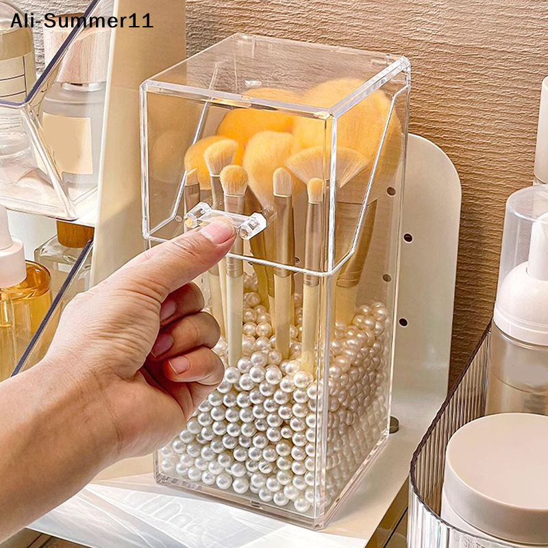 【Wq0】【WR】1Pc Desktop Makeup Br - Women Accessories Organizer บทวิจารณ์และราคา