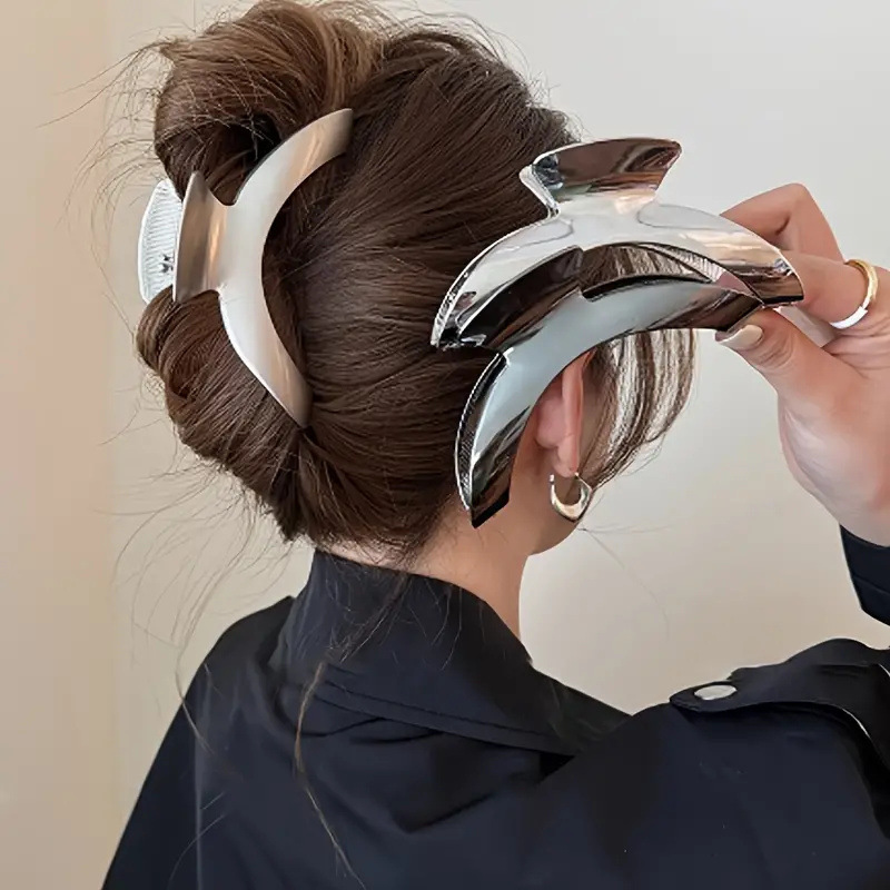 Women's Shark Clip Large Metal - Women Accessories In Wholesale บทวิจารณ์และราคา