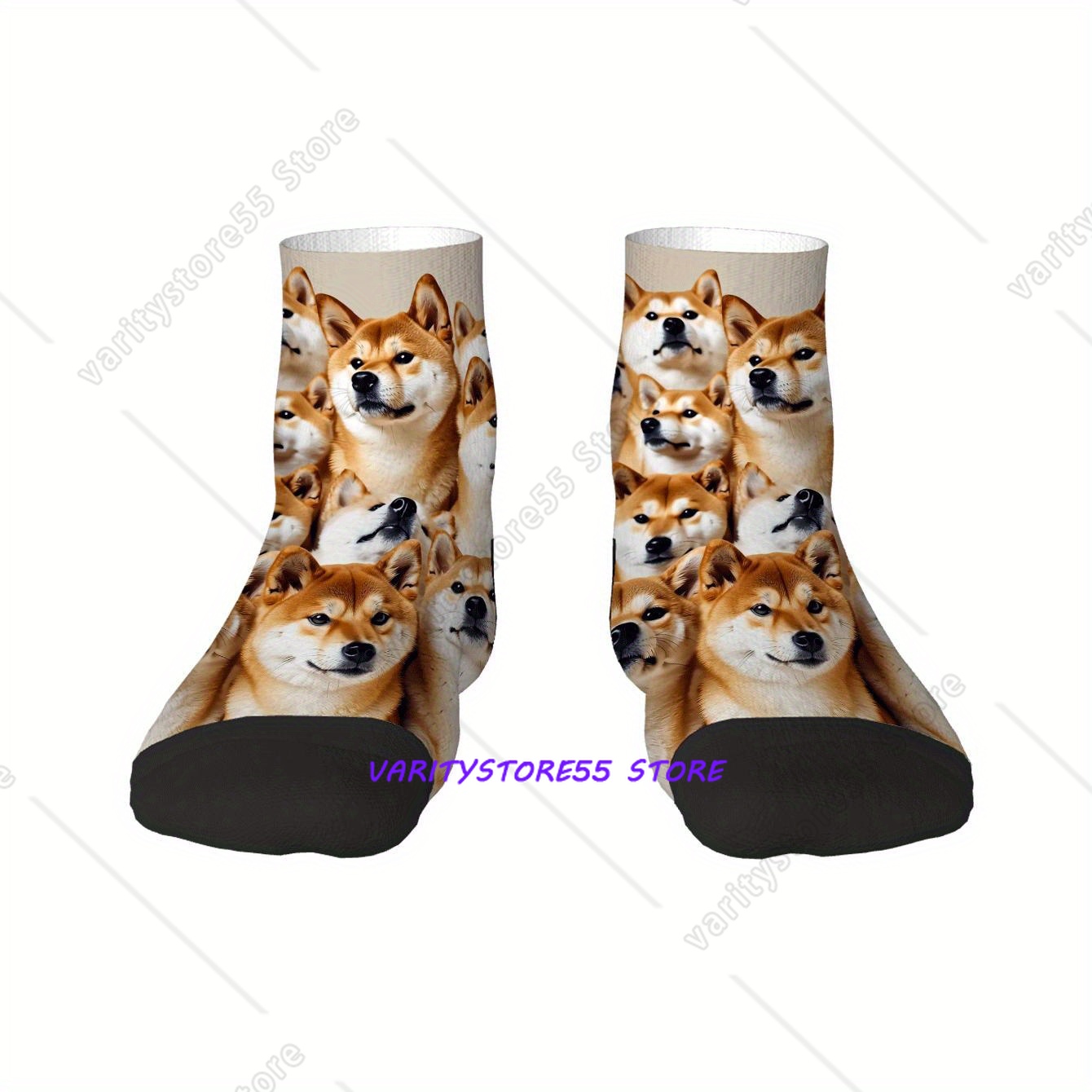 Cute Shiba Inu Print Ankle Soc - Women'S Ankle Accessories บทวิจารณ์และราคา
