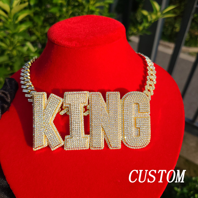 Customized Big Letters Double  - Layered Necklace Set บทวิจารณ์และราคา