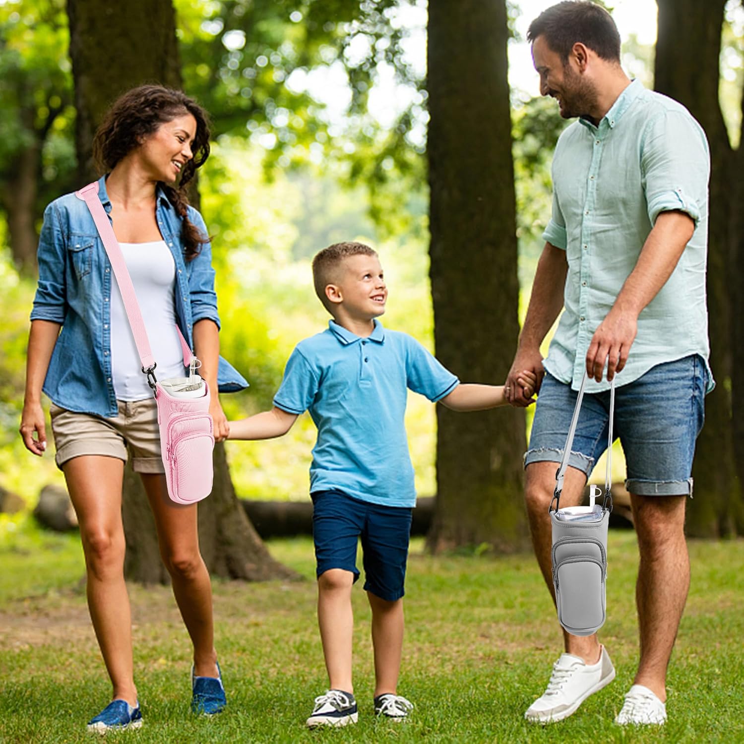 Water Bottle Carrier Bag with  - Woman Accessory บทวิจารณ์และราคา
