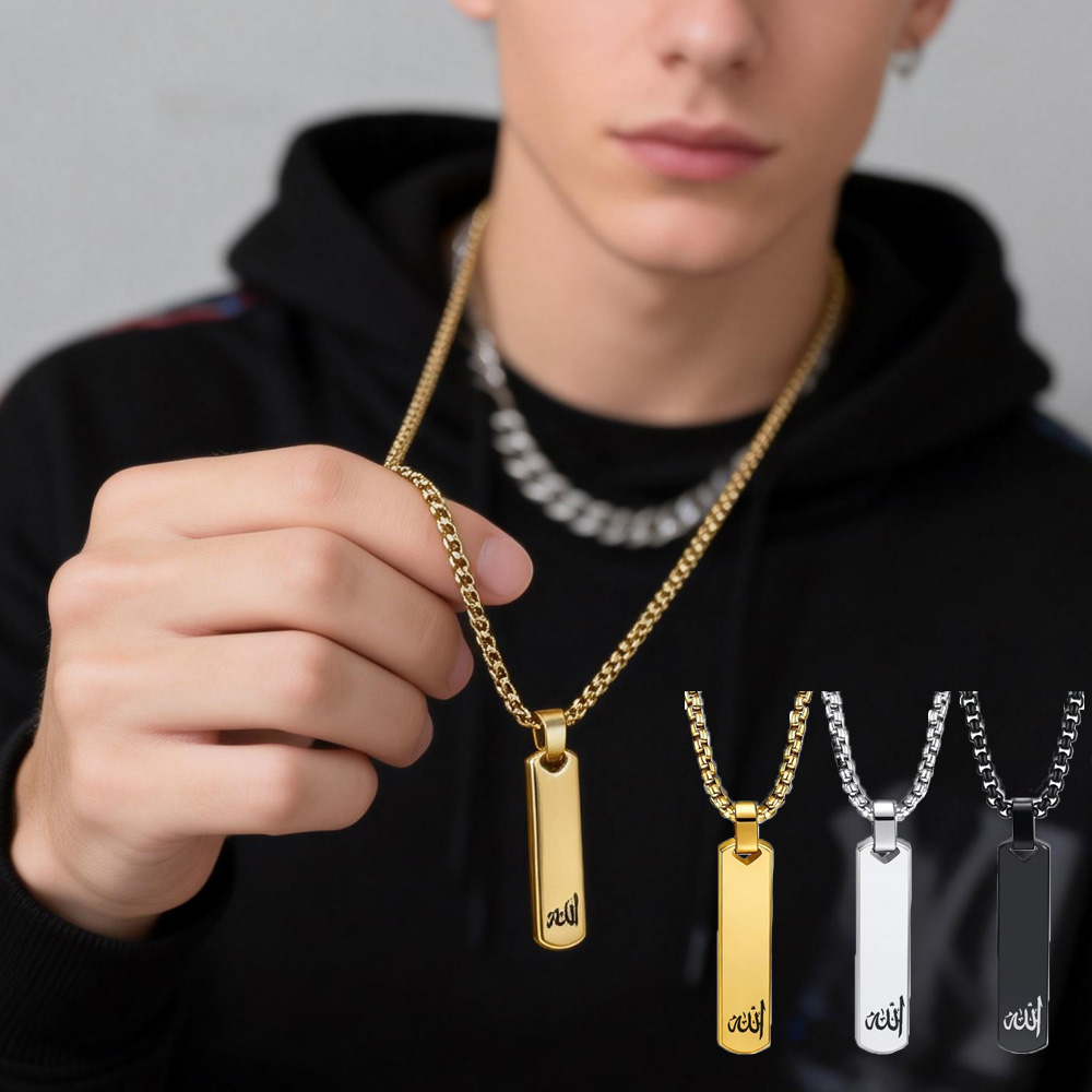 3D Bar Necklace, Cool Simple D - Layered Necklace Set บทวิจารณ์และราคา