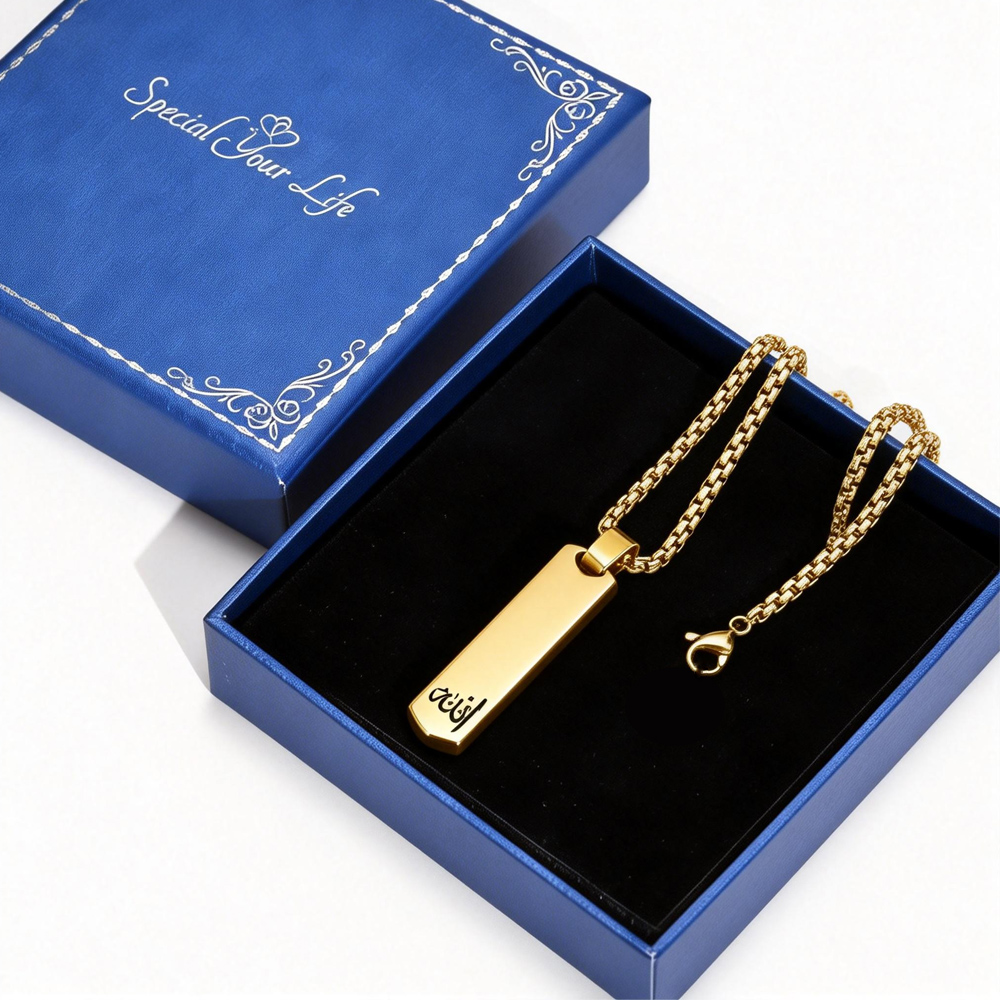3D Bar Necklace, Cool Simple D - Layered Necklace Set บทวิจารณ์และราคา